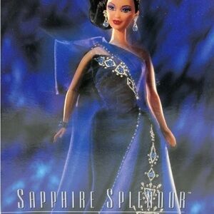 Bob Mackie Sapphire Splendor Doll - Elegant Blue Decor